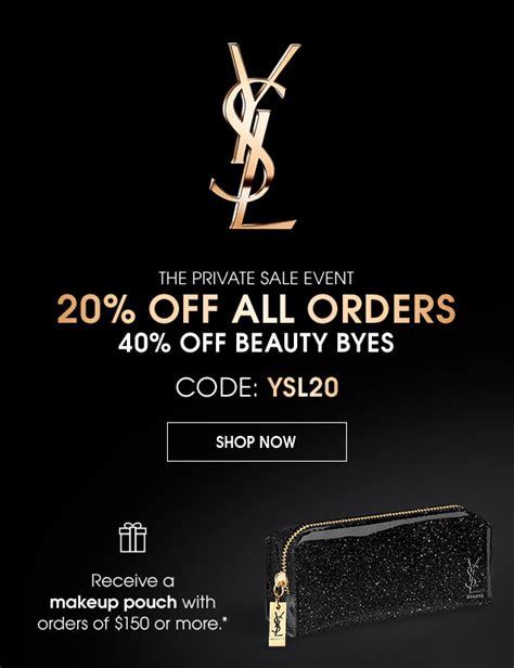 ysl thank you sale beauty|ysl beauty specials.